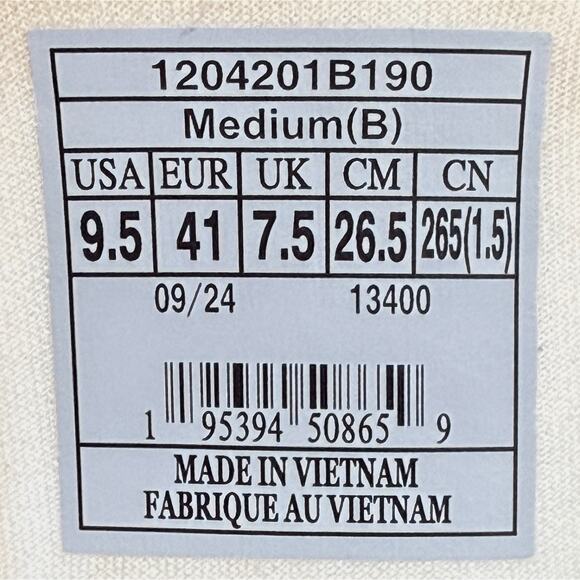 Brooks Ghost Max 2 Womens Size 9.5 Running Shoes Coconut Milk Gray Zephyr White - Picture 9 of 9